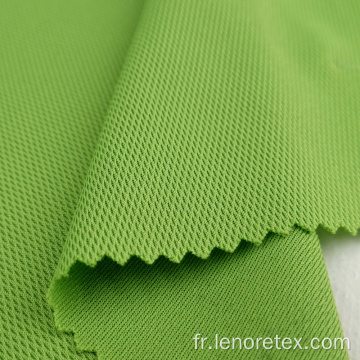 Tissu de maille à echalet à tricoter polyester à 100% recyclé